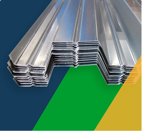 Profiled metal sheeting